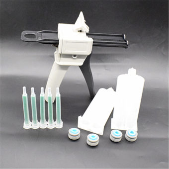 50ml Dispenser Gun 1:1 Dispensing Guns Mixing Nozzle AB Cartridges - Dispensing Accessories - 2