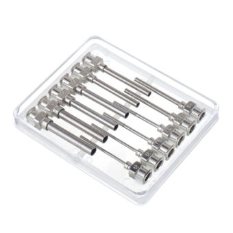 12 Pack Stainless Blunt Tip 1 Inch Dispensing Needle(8, 10, 12, 14 , 16, 18 Gauge) - Dispensing Accessories - 3