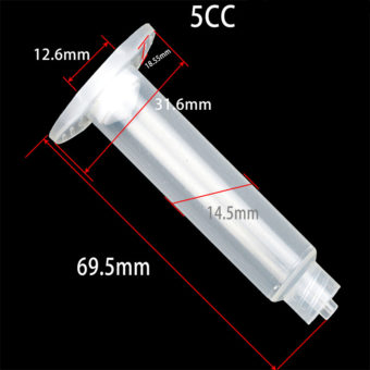 Dispensing Syringe Barrel Glue 5CC 10CC 30CC 55cc – 5cc Syringe