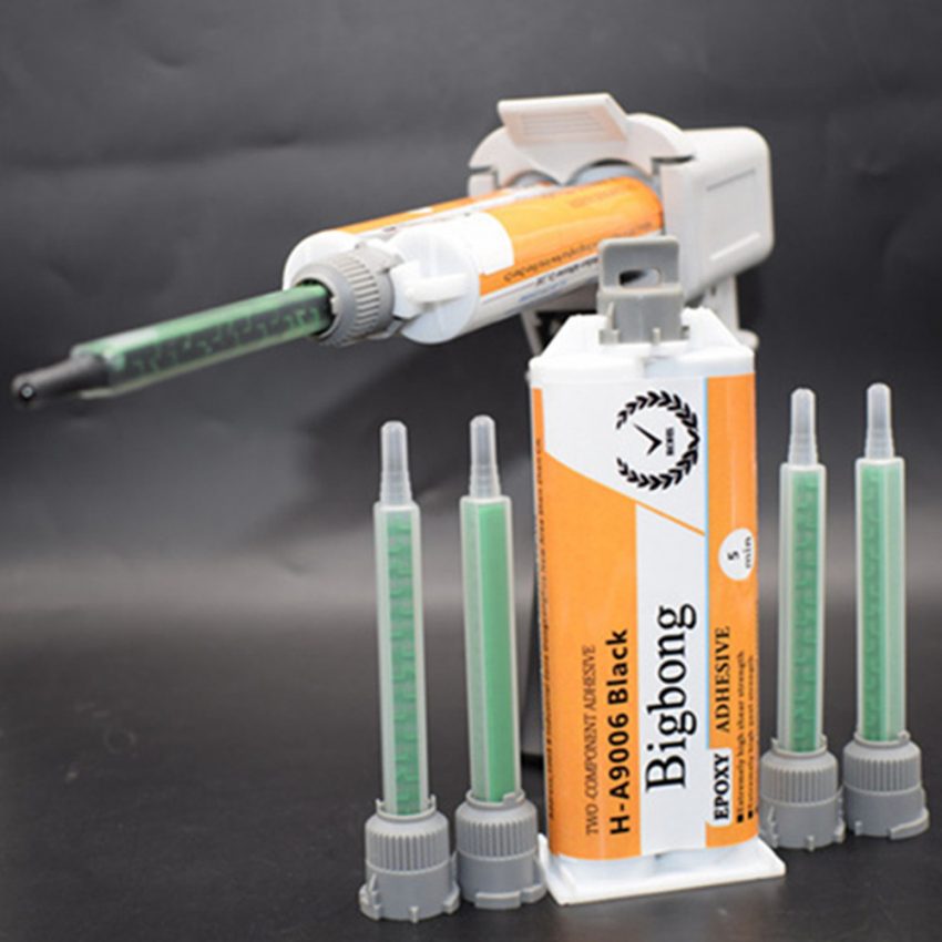Black 50ml 1:1 Epoxy Resin & 2-part Manual Applicator Dispensing Gun & 5pcs Static Mixer Mixing Nozzles - Blog - 2
