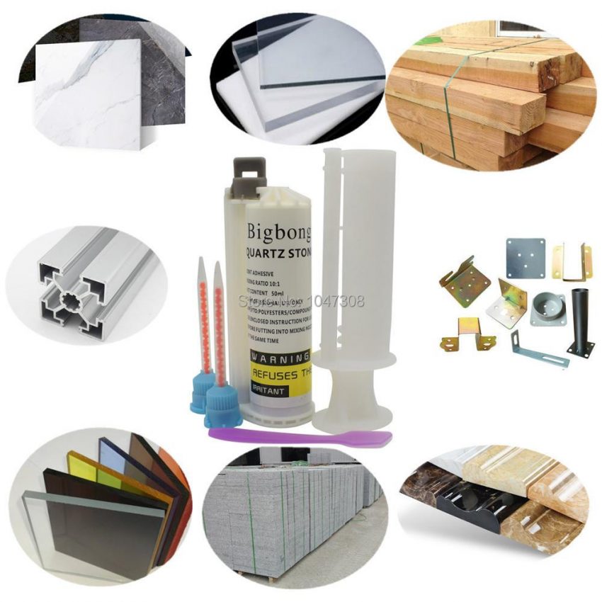 50ml Acrylic Adhesive AB Glue Acrylics Marble Granite Quartz Bonding Construction Adhesive 2 Nozzles 1 Shovel 1 Push Rod - Blog - 2