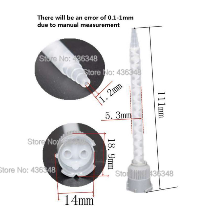 Universal Resin Static Mixer Epoxy Glue Adhesive Mixing Nozzles for Duo Epoxies - Blog - 1