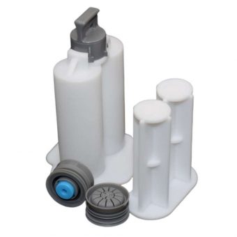 25ml Empty 1:1 Ratio 2-Part Cartridges Syringe with Sealing Cap - Dispensing Accessories - 2