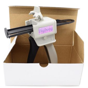 5pc 50ml AB Glue Dispenser Two Component Epoxy Sealant Glue Gun 10:1 Adhensive Applicator Manual Caulking Gun for 50ml 10:1 Glue - Dispensing Accessories - 2