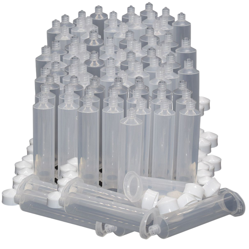 100pcs 30ml Adhesive Dispensing Syringe Barrel 30cc Glues Dispenser